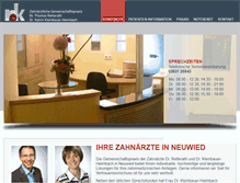 Tablet Screenshot of dr-retterath.de
